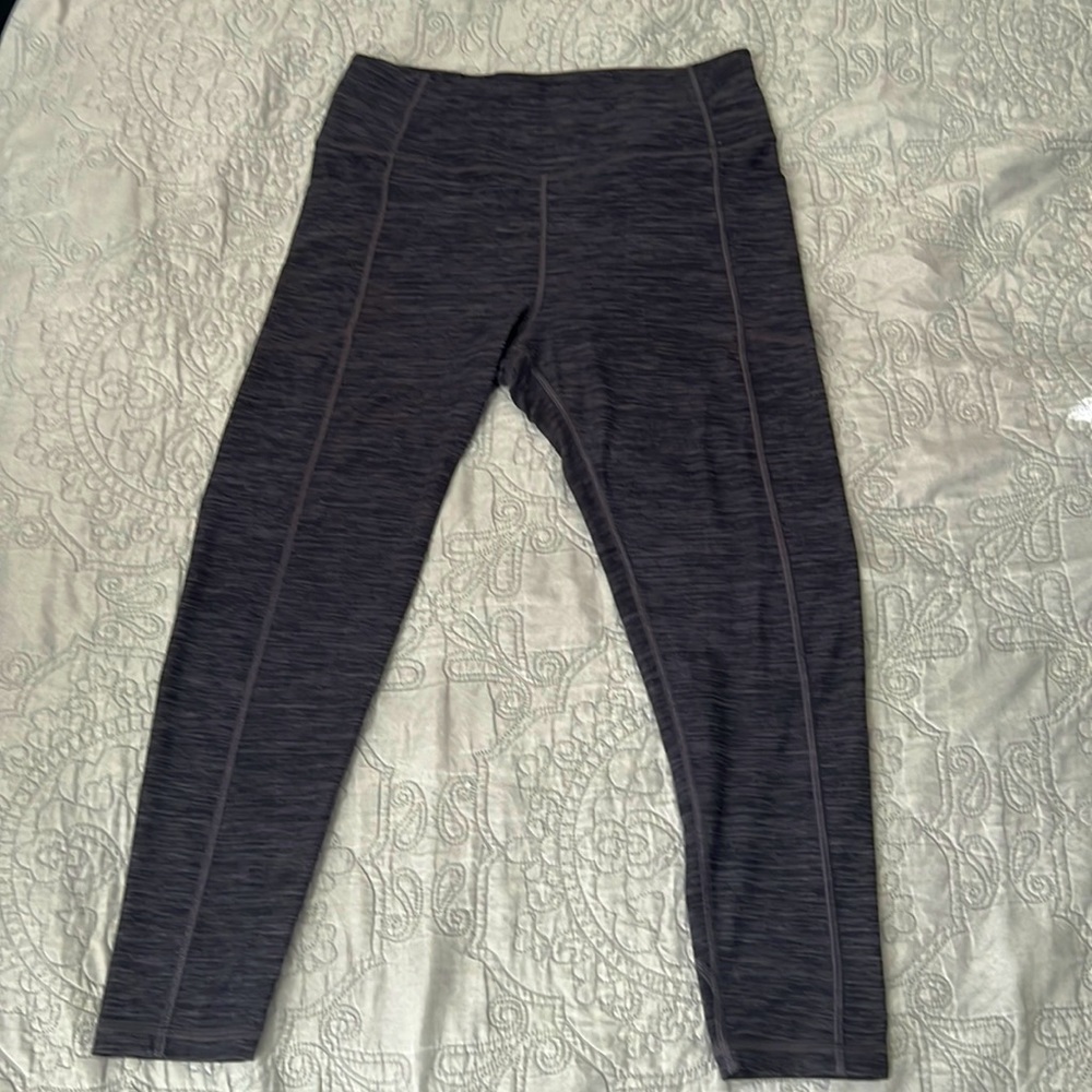 Victoria’s Secret Navy/Grey Heather Women’s Leggings Size: 14